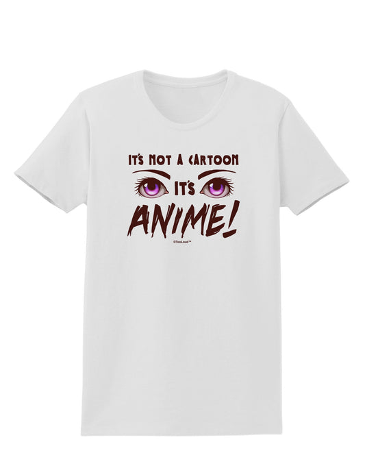 Not A Cartoon Eyes Magenta Womens T-Shirt-Womens T-Shirt-TooLoud-White-X-Small-Davson Sales