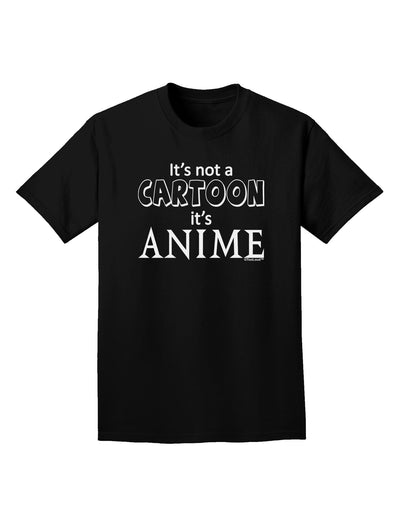 Not A Cartoon Text Adult Dark T-Shirt-Mens T-Shirt-TooLoud-Black-Small-Davson Sales