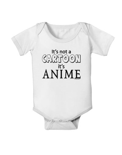 Not A Cartoon Text Baby Romper Bodysuit-Baby Romper-TooLoud-White-06-Months-Davson Sales