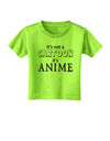 Not A Cartoon Text Toddler T-Shirt-Toddler T-Shirt-TooLoud-Lime-Green-2T-Davson Sales