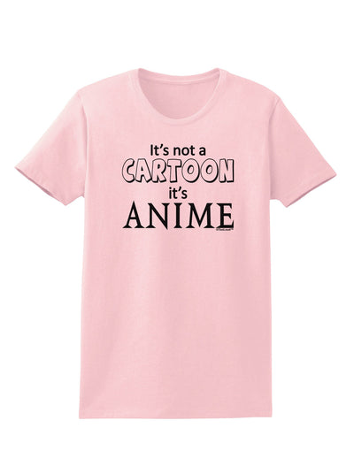 Not A Cartoon Text Womens T-Shirt-Womens T-Shirt-TooLoud-PalePink-X-Small-Davson Sales