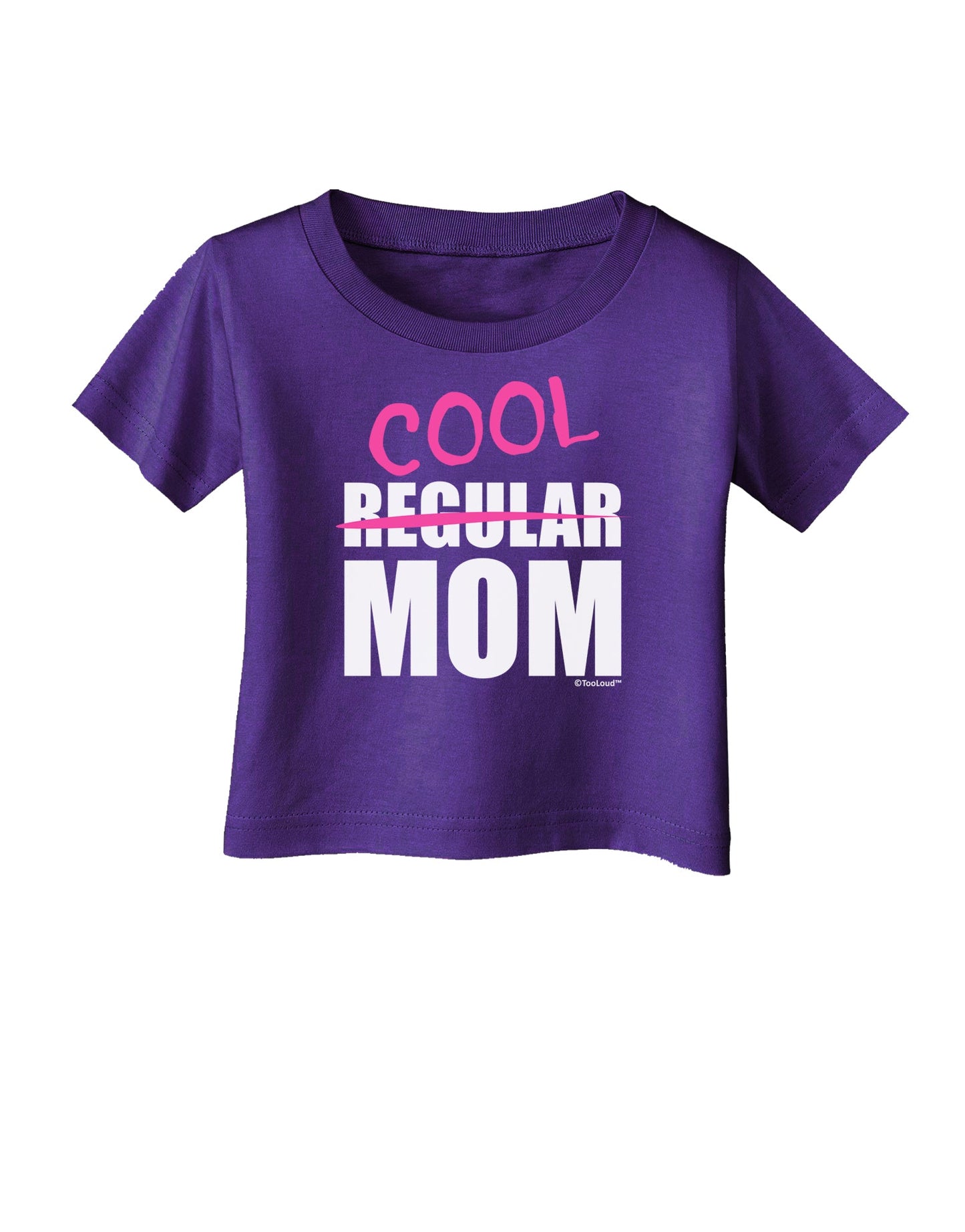 Not A Regular Mom Design Infant T-Shirt Dark by TooLoud-Infant T-Shirt-TooLoud-Purple-06-Months-Davson Sales