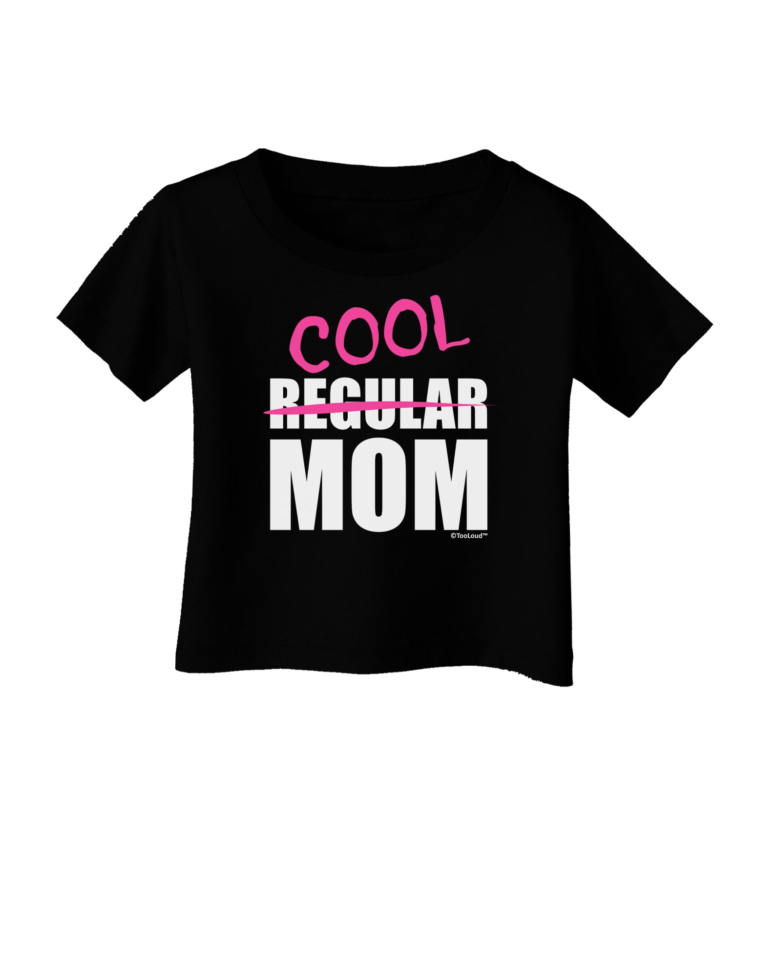 Not A Regular Mom Design Infant T-Shirt Dark by TooLoud-Infant T-Shirt-TooLoud-Black-06-Months-Davson Sales