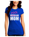 Not A Regular Mom Design Juniors Crew Dark T-Shirt by TooLoud-T-Shirts Juniors Tops-TooLoud-Royal-Blue-Juniors Fitted Small-Davson Sales