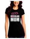 Not A Regular Mom Design Juniors Crew Dark T-Shirt by TooLoud-T-Shirts Juniors Tops-TooLoud-Black-Juniors Fitted Small-Davson Sales