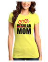 Not A Regular Mom Design Juniors T-Shirt by TooLoud-Womens Juniors T-Shirt-TooLoud-Yellow-Juniors Fitted X-Small-Davson Sales