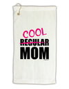 Not A Regular Mom Design Micro Terry Gromet Golf Towel 16 x 25 inch by TooLoud-Golf Towel-TooLoud-White-Davson Sales