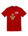 Not My Gumdrop Buttons Gingerbread Man Christmas Adult Dark T-Shirt-Mens T-Shirt-TooLoud-Red-Small-Davson Sales