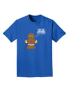 Not My Gumdrop Buttons Gingerbread Man Christmas Adult Dark T-Shirt-Mens T-Shirt-TooLoud-Royal-Blue-Small-Davson Sales