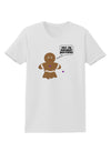 Not My Gumdrop Buttons Gingerbread Man Christmas Womens T-Shirt-Womens T-Shirt-TooLoud-White-X-Small-Davson Sales