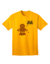 Not My Gumdrop Buttons - Gingerbread Man Themed Adult Christmas T-Shirt-Mens T-shirts-TooLoud-Gold-Small-Davson Sales