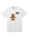 Not My Gumdrop Buttons - Gingerbread Man Themed Adult Christmas T-Shirt-Mens T-shirts-TooLoud-White-Small-Davson Sales