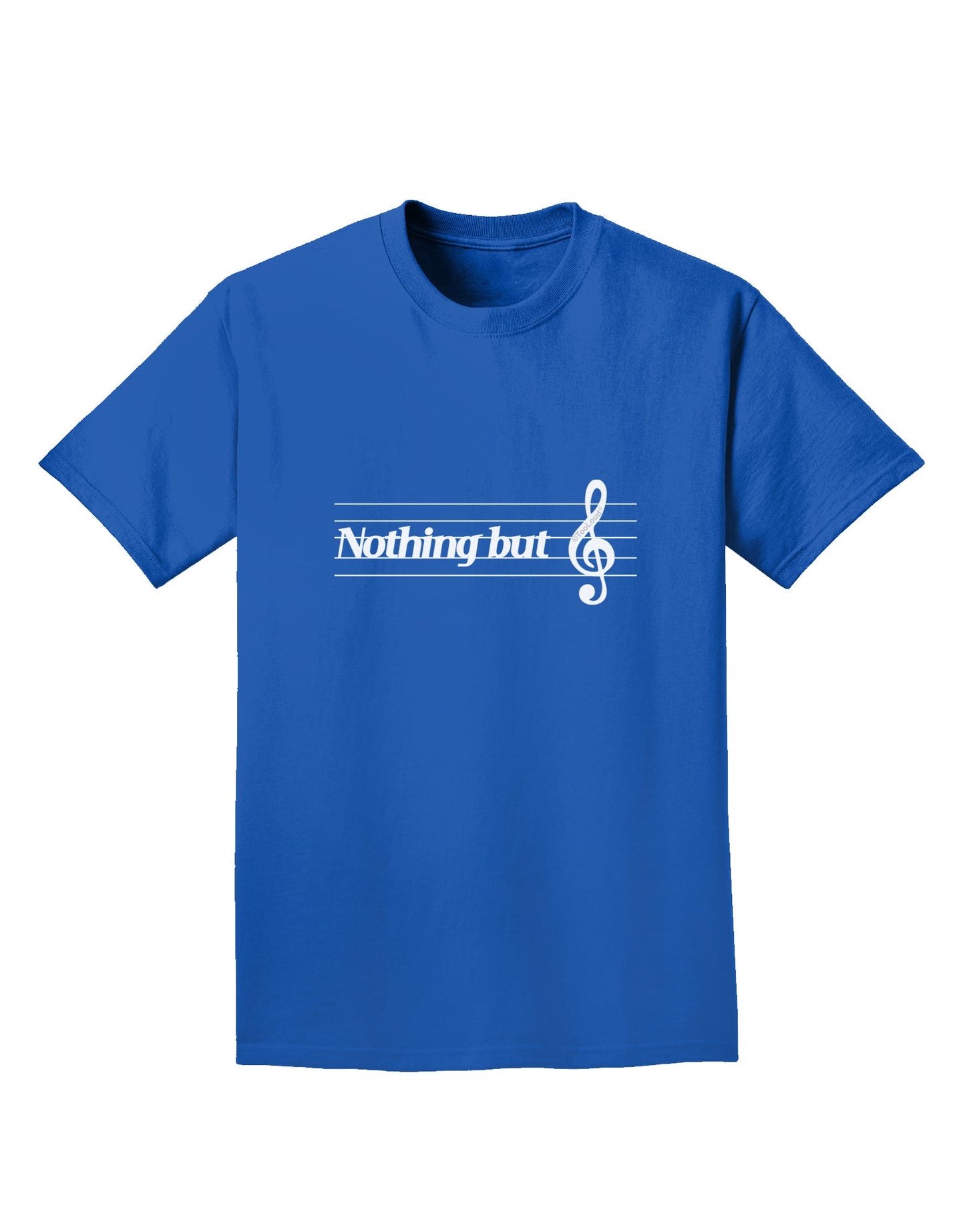 Nothing But Treble Music Pun Adult Dark T-Shirt by TooLoud-Mens T-Shirt-TooLoud-Royal-Blue-Small-Davson Sales