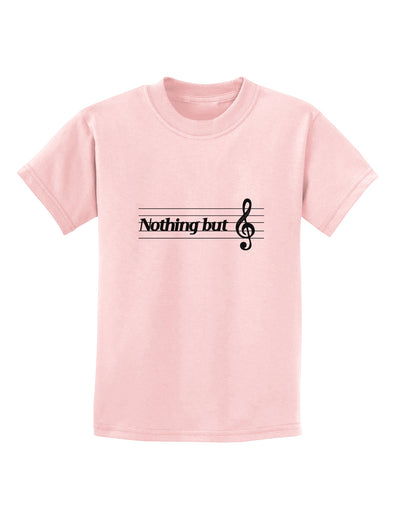 Nothing But Treble Music Pun Childrens T-Shirt by TooLoud-Childrens T-Shirt-TooLoud-PalePink-X-Small-Davson Sales