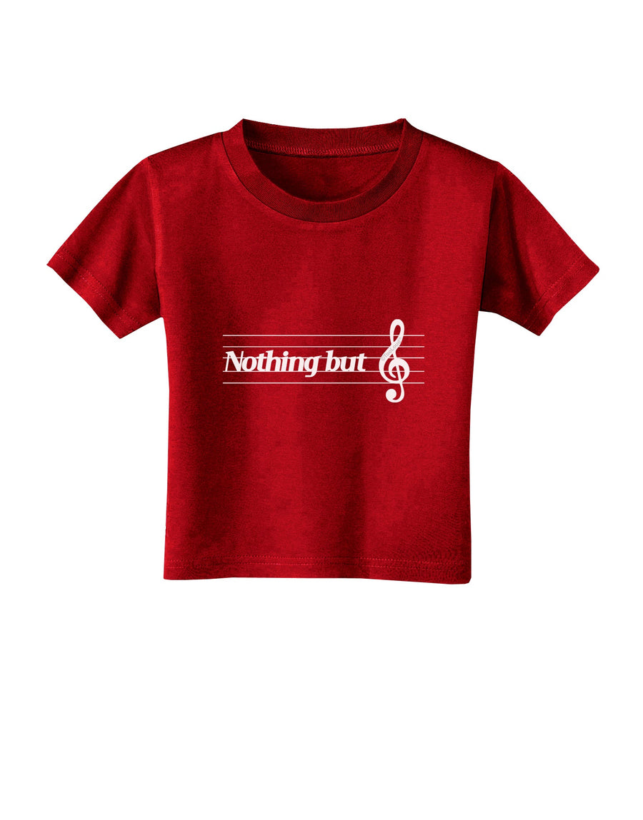 Nothing But Treble Music Pun Toddler T-Shirt Dark by TooLoud-Toddler T-Shirt-TooLoud-Black-2T-Davson Sales