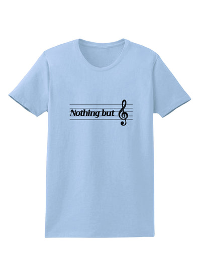 Nothing But Treble Music Pun Womens T-Shirt by TooLoud-Womens T-Shirt-TooLoud-Light-Blue-X-Small-Davson Sales