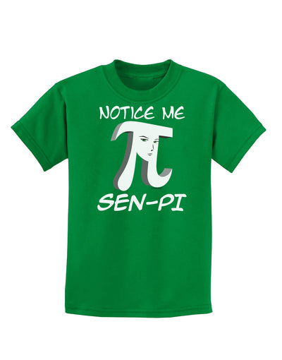 Notice Me Sen-Pi Childrens Dark T-Shirt-Childrens T-Shirt-TooLoud-Kelly-Green-X-Small-Davson Sales