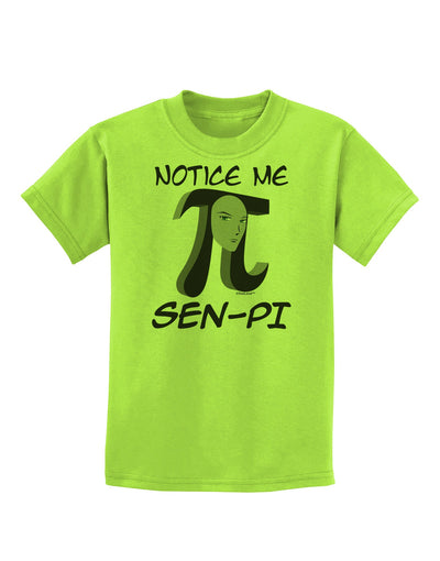 Notice Me Sen-Pi Childrens T-Shirt-Childrens T-Shirt-TooLoud-Lime-Green-X-Small-Davson Sales