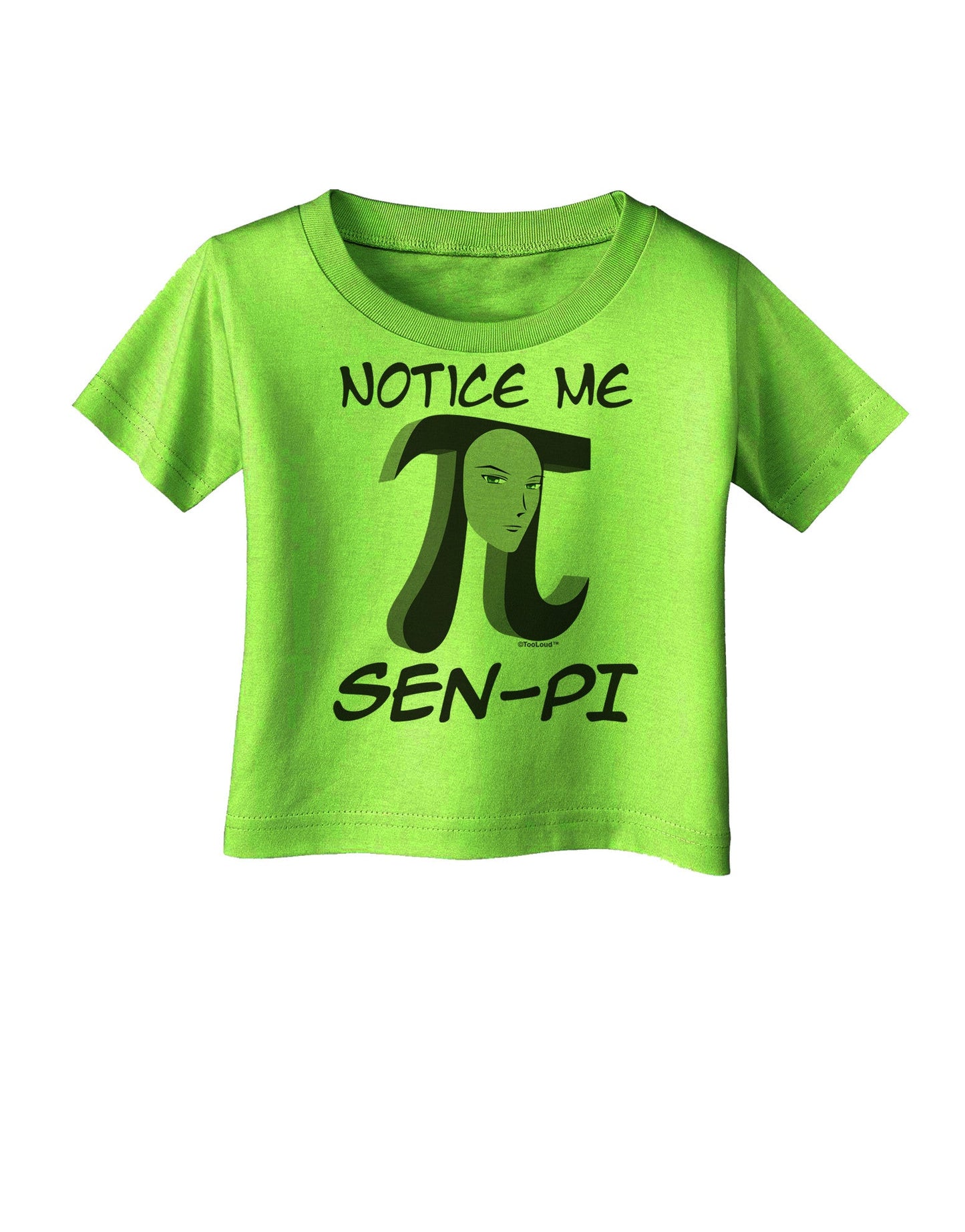Notice Me Sen-Pi Infant T-Shirt-Infant T-Shirt-TooLoud-Lime-Green-06-Months-Davson Sales