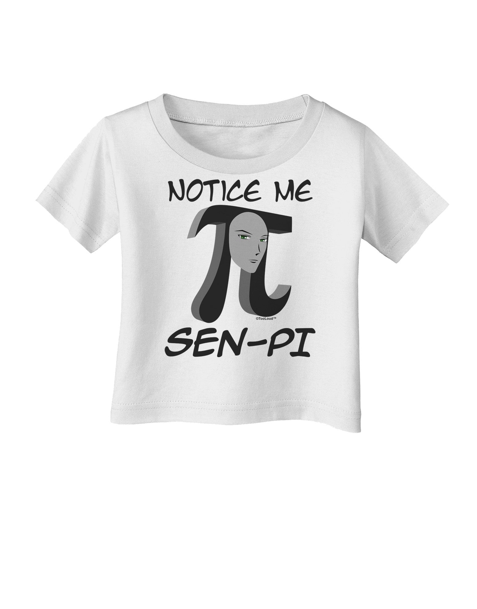 Notice Me Sen-Pi Infant T-Shirt-Infant T-Shirt-TooLoud-White-06-Months-Davson Sales