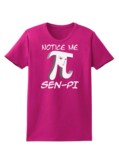 Notice Me Sen-Pi Womens Dark T-Shirt-TooLoud-Hot-Pink-Small-Davson Sales