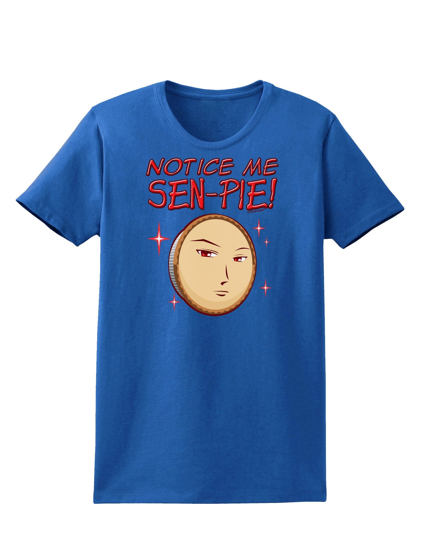 Notice Me Sen-pie Womens Dark T-Shirt-TooLoud-Royal-Blue-X-Small-Davson Sales