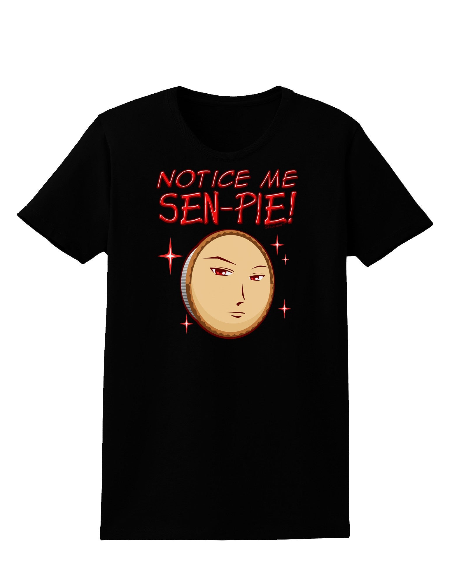 Notice Me Sen-pie Womens Dark T-Shirt-TooLoud-Black-X-Small-Davson Sales