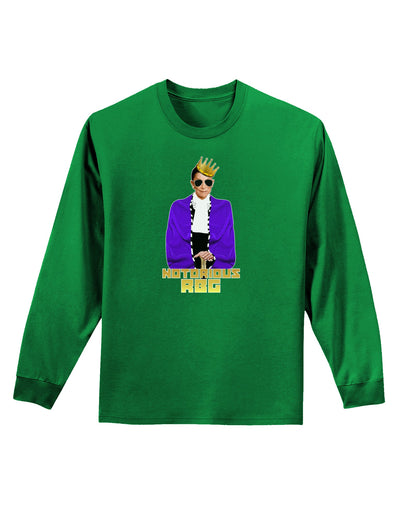 Notorious RBG Adult Long Sleeve Dark T-Shirt by TooLoud-TooLoud-Kelly-Green-Small-Davson Sales