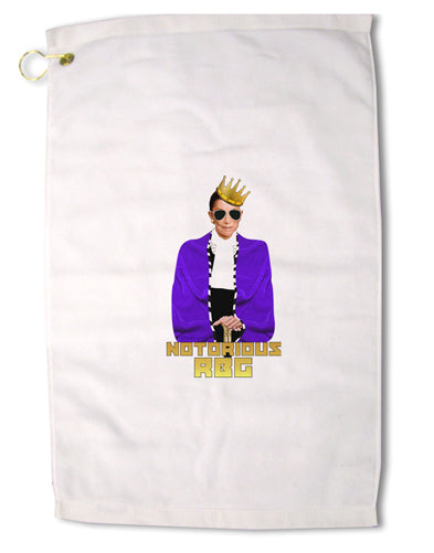 Notorious RBG Premium Cotton Golf Towel - 16 x 25 inch by TooLoud-Golf Towel-TooLoud-16x25"-Davson Sales