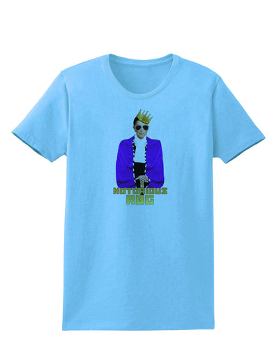 Notorious RBG Womens T-Shirt by TooLoud-TooLoud-Aquatic-Blue-X-Small-Davson Sales