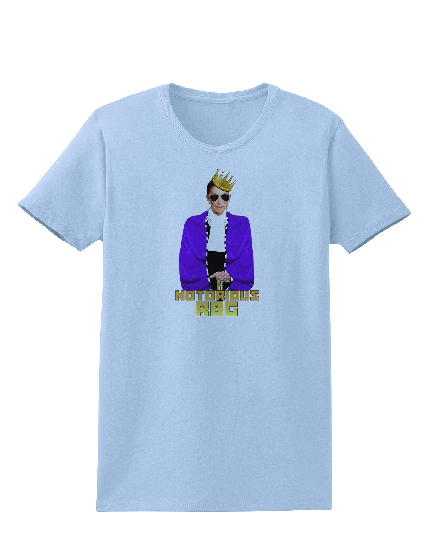 Notorious RBG Womens T-Shirt by TooLoud-TooLoud-Light-Blue-X-Small-Davson Sales