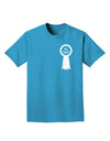 Number One Dad Award Ribbon Adult Dark T-Shirt-Mens T-Shirt-TooLoud-Turquoise-Small-Davson Sales