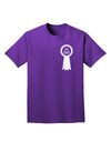 Number One Dad Award Ribbon Adult Dark T-Shirt-Mens T-Shirt-TooLoud-Purple-Small-Davson Sales