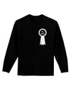 Number One Dad Award Ribbon Adult Long Sleeve Dark T-Shirt-TooLoud-Black-Small-Davson Sales