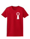 Number One Dad Award Ribbon Womens Dark T-Shirt-Womens T-Shirt-TooLoud-Red-X-Small-Davson Sales