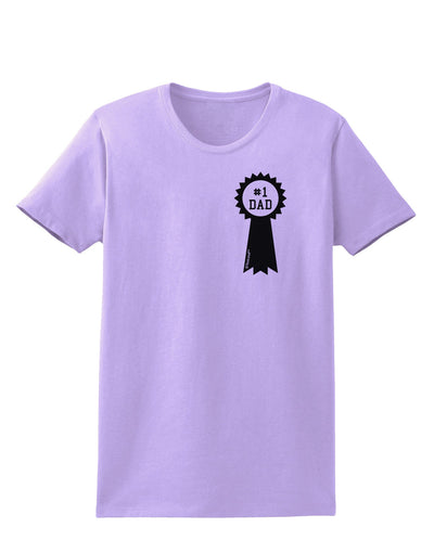 Number One Dad Award Ribbon Womens T-Shirt-Womens T-Shirt-TooLoud-Lavender-X-Small-Davson Sales