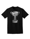 Number One Dad Trophy - Grayscale Adult Dark T-Shirt-Mens T-Shirt-TooLoud-Black-Small-Davson Sales