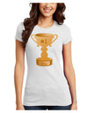 Number One Mom Trophy Juniors T-Shirt by TooLoud-Womens Juniors T-Shirt-TooLoud-White-Juniors Fitted X-Small-Davson Sales