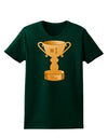 Number One Mom Trophy Womens Dark T-Shirt by TooLoud-Womens T-Shirt-TooLoud-Forest-Green-Small-Davson Sales