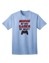 Nurse By Day Gamer By Night Adult T-Shirt-unisex t-shirt-TooLoud-Light-Blue-Small-Davson Sales