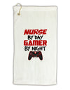 Nurse By Day Gamer By Night Micro Terry Gromet Golf Towel 16 x 25 inch-Golf Towel-TooLoud-White-Davson Sales