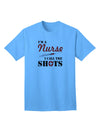 Nurse - Call The Shots Adult T-Shirt-unisex t-shirt-TooLoud-Aquatic-Blue-Small-Davson Sales