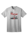 Nurse - Call The Shots Adult T-Shirt-unisex t-shirt-TooLoud-AshGray-Small-Davson Sales