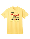 Nurse - Call The Shots Adult T-Shirt-unisex t-shirt-TooLoud-Yellow-Small-Davson Sales