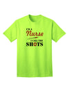 Nurse - Call The Shots Adult T-Shirt-unisex t-shirt-TooLoud-Neon-Green-Small-Davson Sales