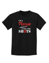 Nurse - Call The Shots Childrens Dark T-Shirt-Childrens T-Shirt-TooLoud-Black-X-Small-Davson Sales