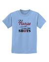 Nurse - Call The Shots Childrens T-Shirt-Childrens T-Shirt-TooLoud-Light-Blue-X-Small-Davson Sales