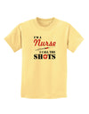 Nurse - Call The Shots Childrens T-Shirt-Childrens T-Shirt-TooLoud-Daffodil-Yellow-X-Small-Davson Sales