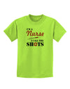 Nurse - Call The Shots Childrens T-Shirt-Childrens T-Shirt-TooLoud-Lime-Green-X-Small-Davson Sales