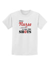 Nurse - Call The Shots Childrens T-Shirt-Childrens T-Shirt-TooLoud-White-X-Small-Davson Sales